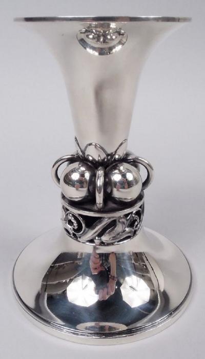 Alphonse La Paglia Pair of Midcentury Low Candlesticks by La Paglia for International