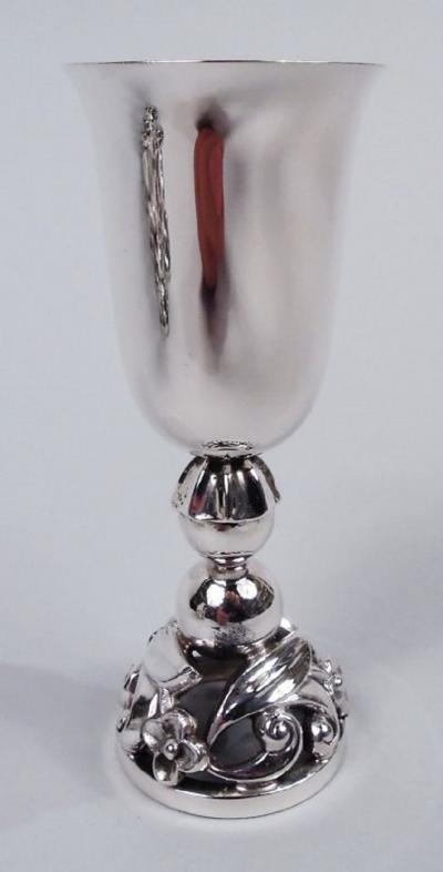 Alphonse La Paglia Set of 12 La Paglia Midcentury Modern Sterling Silver Cordials