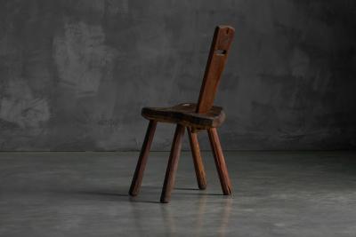 Alpine Folk Art Chair France 19th Century