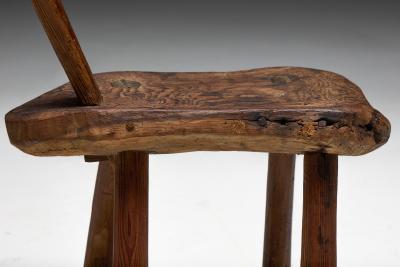 Alpine Folk Art Chair France 19th Century