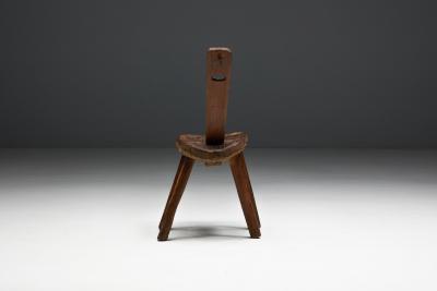 Alpine Folk Art Chair France 19th Century