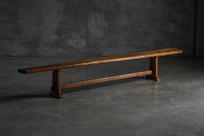 Alpine Rustic Benches France Mid 20th Century