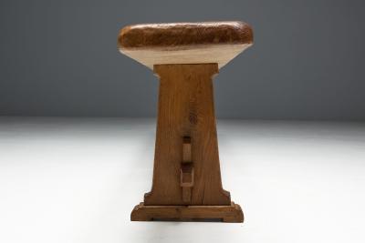 Alpine Rustic Benches France Mid 20th Century