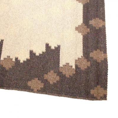Altered Parallels Wool and Linen Carpet by Sally Vowell Gurley 1984