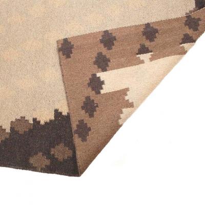 Altered Parallels Wool and Linen Carpet by Sally Vowell Gurley 1984