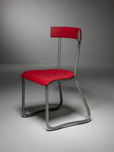 Aluminum Chair by Gio Ponti for Montecatini