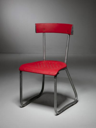 Aluminum Chair by Gio Ponti for Montecatini