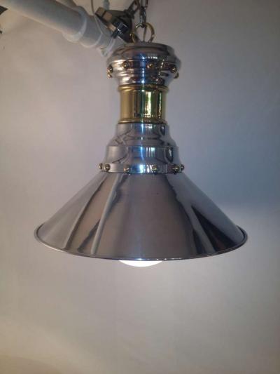 Aluminum and Brass Industrial Hanging Fixture