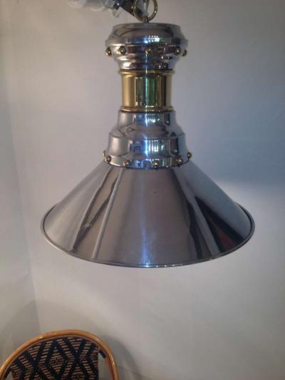 Aluminum and Brass Industrial Hanging Fixture