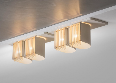 Alvar Aalto A pair of ceiling lights by Alvar Aalto