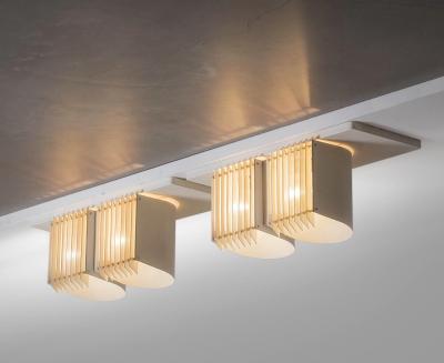 Alvar Aalto A pair of ceiling lights by Alvar Aalto
