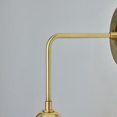 Alvar Aalto Alvar Aalto A330s Polished Brass Wall Light for Artek