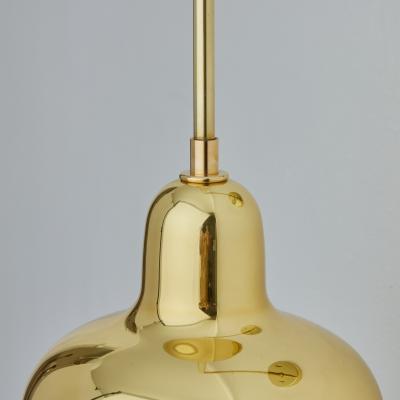 Alvar Aalto Alvar Aalto A330s Polished Brass Wall Light for Artek