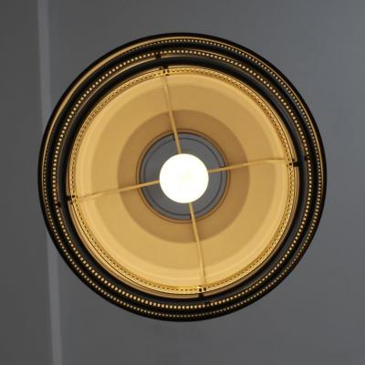 Alvar Aalto Alvar Aalto A332 Beehive Pendant in Brass Black Valaistusty Finland 1950s