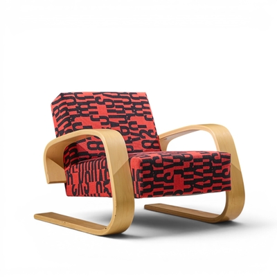 Alvar Aalto Alvar Aalto Armchair 400 Tank Mid Century Bentwood Lounge Chairs Pair