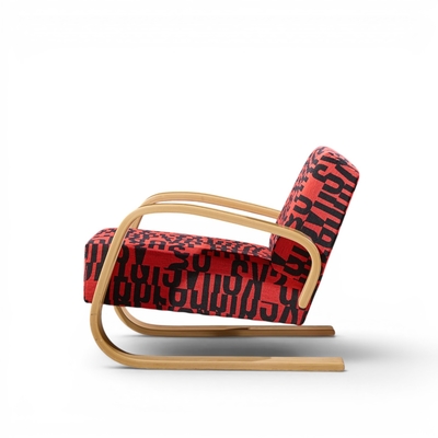 Alvar Aalto Alvar Aalto Armchair 400 Tank Mid Century Bentwood Lounge Chairs Pair