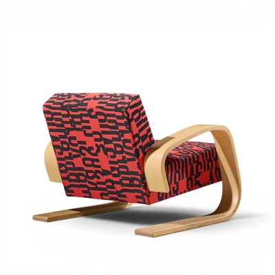 Alvar Aalto Alvar Aalto Armchair 400 Tank Mid Century Bentwood Lounge Chairs Pair