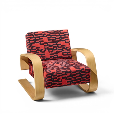 Alvar Aalto Alvar Aalto Armchair 400 Tank Mid Century Bentwood Lounge Chairs Pair