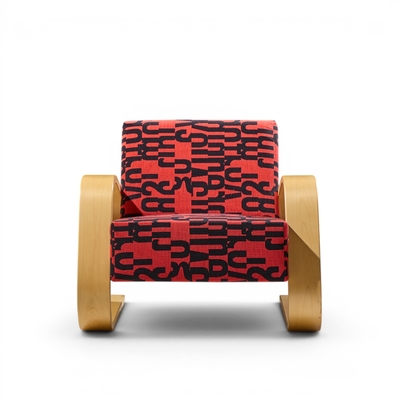 Alvar Aalto Alvar Aalto Armchair 400 Tank Mid Century Bentwood Lounge Chairs Pair