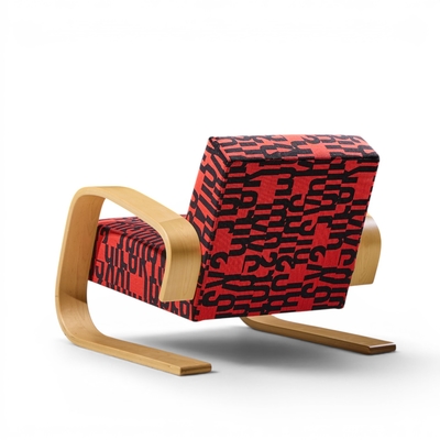 Alvar Aalto Alvar Aalto Armchair 400 Tank Mid Century Bentwood Lounge Chairs Pair