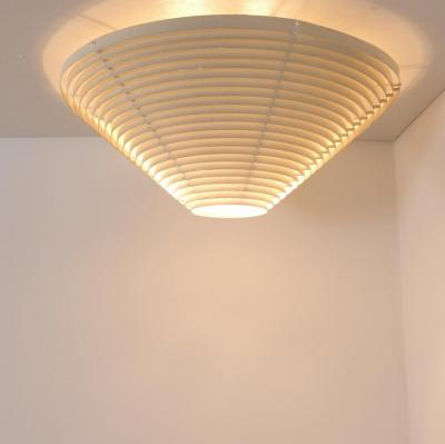 Alvar Aalto Alvar Aalto Large White Flush Mount Model A 622 A Valaisinpaja Artek 1980s