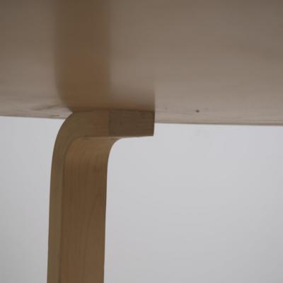 Alvar Aalto Alvar Aalto Model 91 Dining Table Birch White Linoleum Finland 1960s