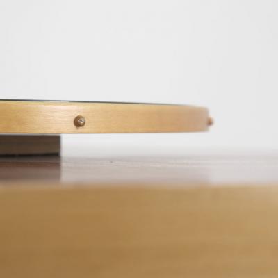 Alvar Aalto Alvar Aalto Model 91 Dining Table with Rotating Lazy Susan Tray Finland 1940s