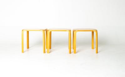 Alvar Aalto Alvar Aalto Model X601 Fan Leg Side Table for Artek Finland 3 available 
