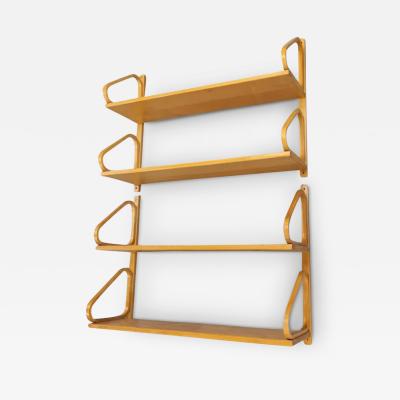 Alvar Aalto Alvar Aalto Pair of Minimalistic Iconic Shelves Model 112 2 for Artek 1940s