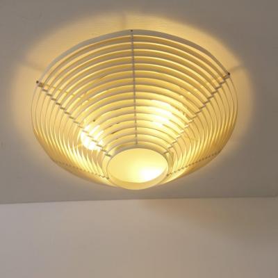 Alvar Aalto Alvar Aalto Slatted White Flush Mount Model A 622 B Valaisinpaja Artek 1980s