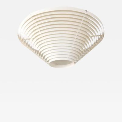 Alvar Aalto Alvar Aalto Slatted White Flush Mount Model A 622 B Valaisinpaja Artek 1980s