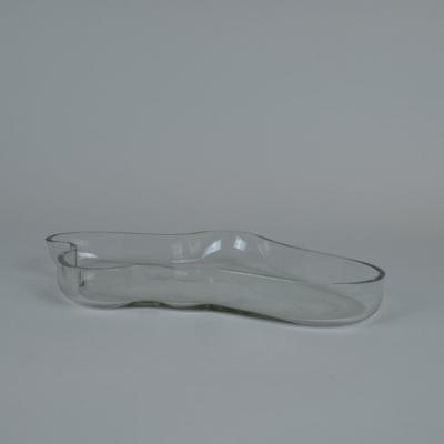 Alvar Aalto Alvar Aalto Vase Model 9748 Iittala 1956 Clear Glass Blown into Wooden Mold