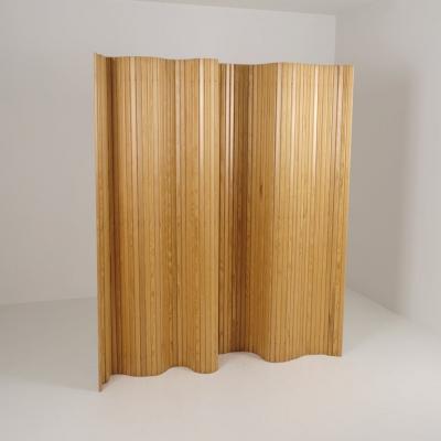 Alvar Aalto Alvar Aalto Wooden Room Divider Screen 100 in Pine Artek 1960s