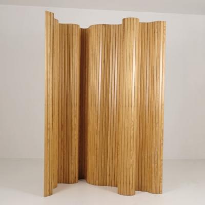 Alvar Aalto Alvar Aalto Wooden Room Divider Screen 100 in Pine Artek 1960s