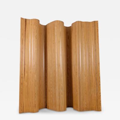 Alvar Aalto Alvar Aalto Wooden Room Divider Screen 100 in Pine Artek 1960s