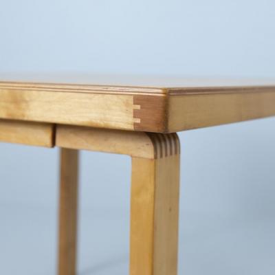 Alvar Aalto An Exceptionally Rare Alvar Aalto War time Coffee table in Birch Artek 1940s