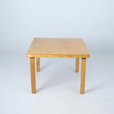 Alvar Aalto An Exceptionally Rare Alvar Aalto War time Coffee table in Birch Artek 1940s