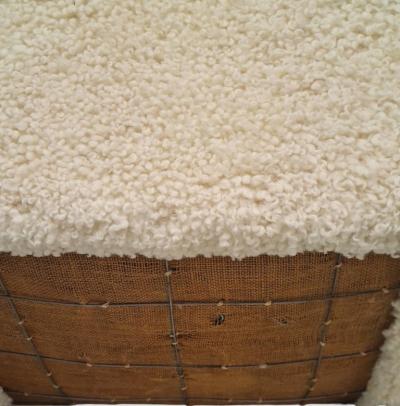 Alvar Aalto Early Alvar Aalto Armchair Model 401 in White Sheepskin Artek 1940s