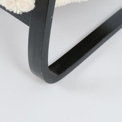 Alvar Aalto Early Alvar Aalto Armchair Model 401 in White Sheepskin Artek 1940s