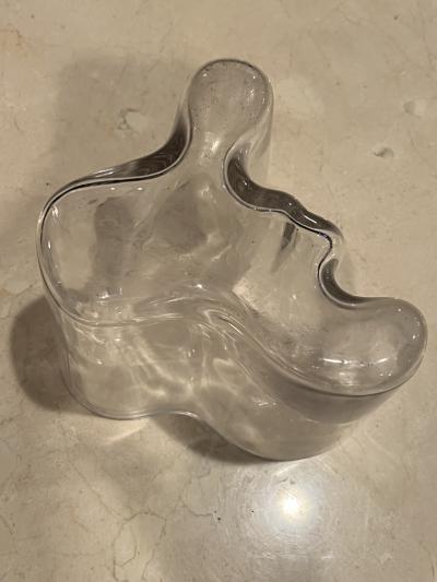 Alvar Aalto ICONIC EARLY CLEAR GLASS ALVAR AALTO MODERNIST VASE