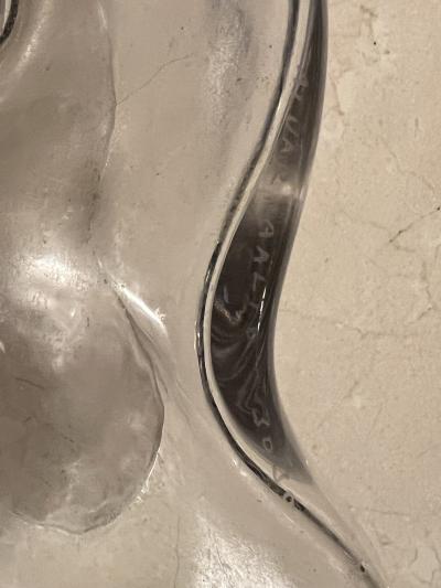 Alvar Aalto ICONIC EARLY CLEAR GLASS ALVAR AALTO MODERNIST VASE