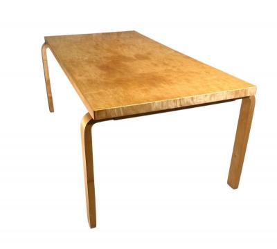 Alvar Aalto Model 83 Birch Dining Table Finland 1930