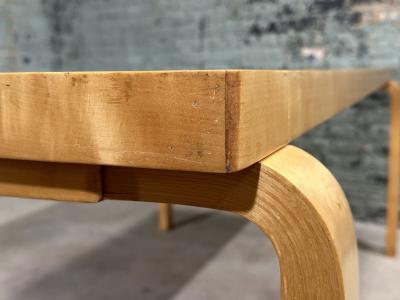 Alvar Aalto Model 83 Birch Dining Table Finland 1930