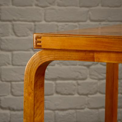 Alvar Aalto Model 88 Side Table in Karelian Birch by Alvar Aalto Finland 1930s