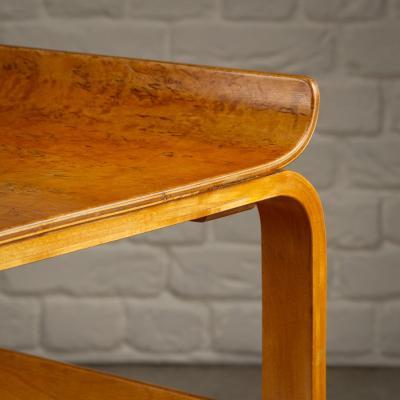 Alvar Aalto Model 915 Table in Karelian Birch by Alvar Aalto Finland 1930s