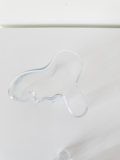 Alvar Aalto Pair of Savoy Glass Vases by Alvar Aalto for littala Finland 1960 