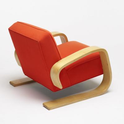 Alvar Aalto Pair of Tank Lounge Chair by Alvar Aalto