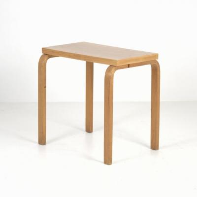 Alvar Aalto Rare Alvar Aalto Side Table Model 86 in Elm Artek 1940s