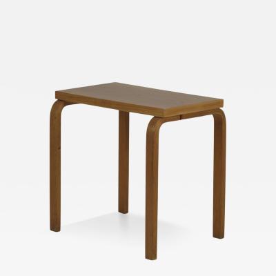 Alvar Aalto Rare Alvar Aalto Side Table Model 86 in Elm Artek 1940s