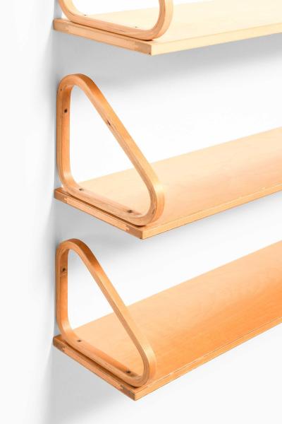 Alvar Aalto Rare Wall Shelves in Birch by by Alvar Aalto 1940s